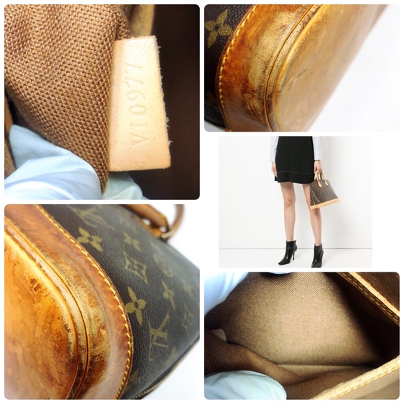 Sold*Louis Vuitton Alma monogram handbag satchel - Picture 8 of 8